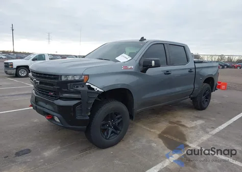 2020 Chevrolet Silverado 1500 4Wd Short Bed Lt Trail Boss из США, поврежденный, VIN 1GCPYFED0LZ108785
